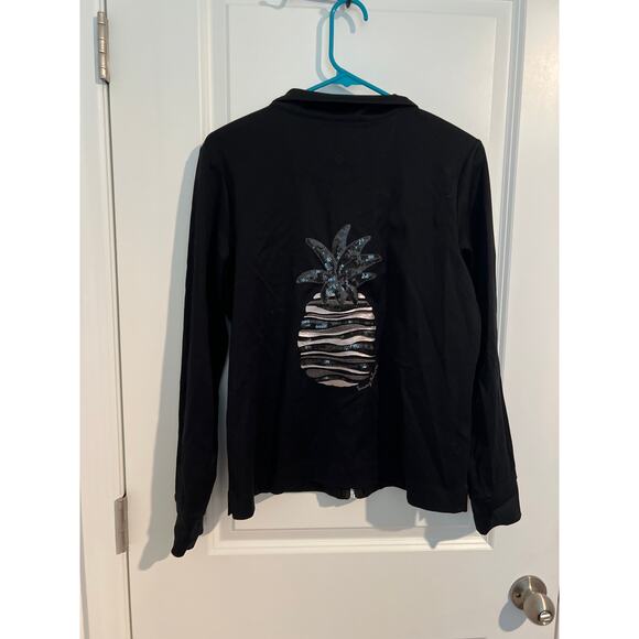 Tommy Bahama Pineapple Full Zip Sweater – Size Small - Picture 5 of 5